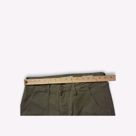Judy Blue 11/30 High Waist Green Cargo Carpenter Slim Fit Pants Olive Utility - Picture 5 of 10